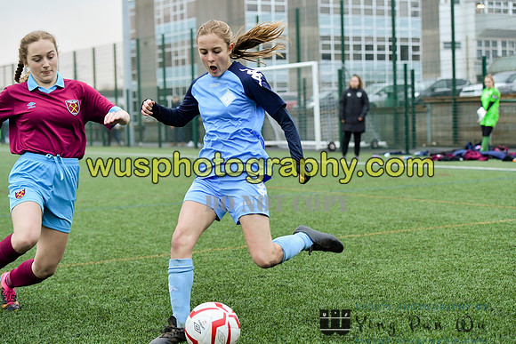 20220115-152107 West Ham United Performance Girls U16 v London City Lionesses U16