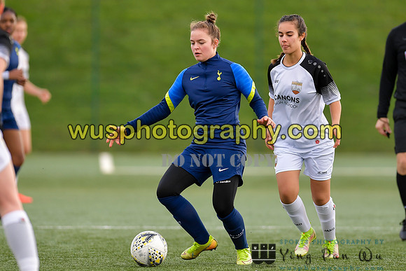 20220129-140946 London Bees Academy U16 v Tottenham Hotspur Women FC JTP U16
