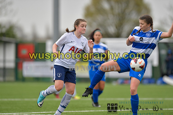 20180415-163235 Queens Park Rangers Girls U16 v Tottenham Hotspur Girls U15