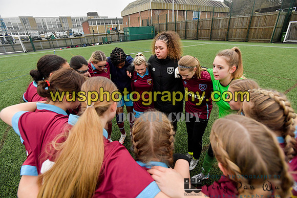 20220115-144337 West Ham United Performance Girls U16 v London City Lionesses U16