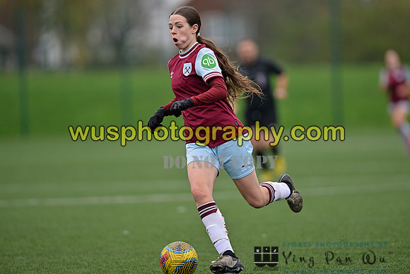 20241109-133112A West Ham United Warriors Girls U16 v Charlton Athletic Academy Girls U16
