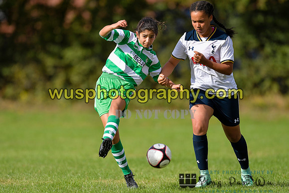 20161002-111919 Tottenham Hotspur Girls U14 v Writtle Minors FC Girls U14