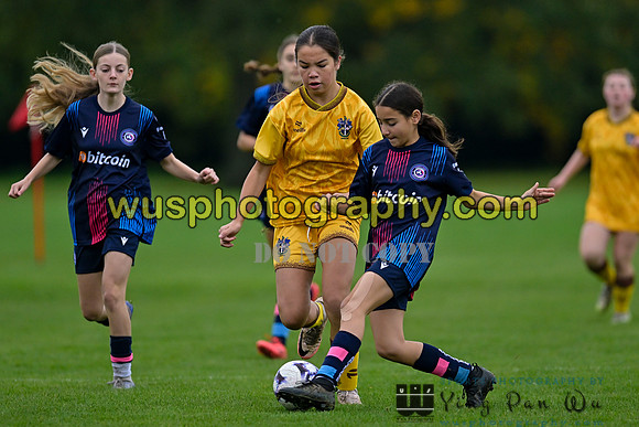 20241102-120458 Sutton United Girls U13 v Hartland Girls Academy U13