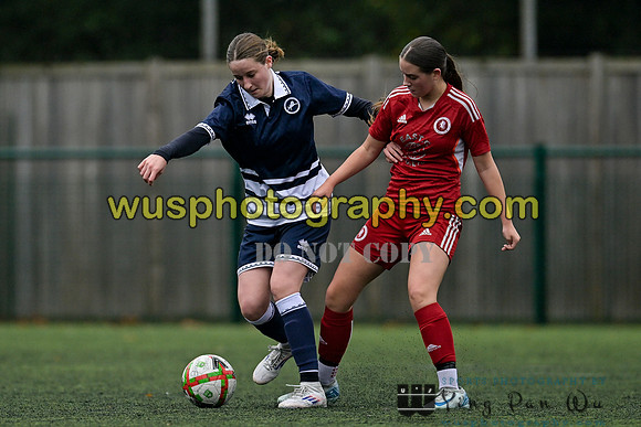 20241026-104636 Millwall Lionesses U16 v Welling United Academy Girls U16