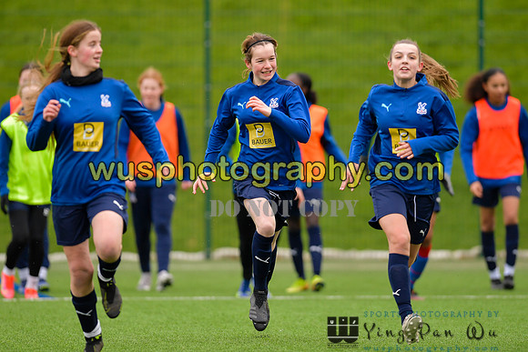 20220122-124403 Crystal Palace FC Girls U14 training