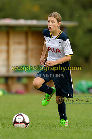 20161002-115217-2 Tottenham Hotspur Girls U14 v Writtle Minors FC Girls U14