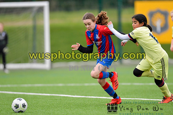 20220122-150303H Crystal Palace FC Girls U12 v Arsenal FC Girls U12