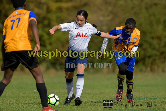 20181007-114338 Tottenham Hotspur Girls U14 v White Star Boys U14
