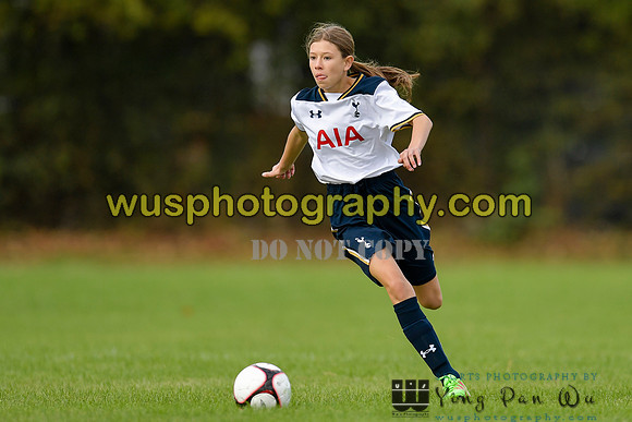 20161002-104756-2 Tottenham Hotspur Girls U14 v Writtle Minors FC Girls U14