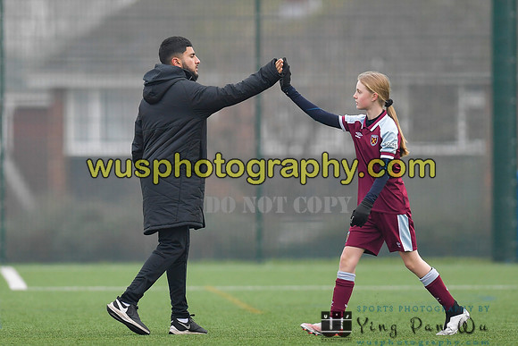 20220115-132217 West Ham United Academy Girls U14 v Notts County FC Girls U14