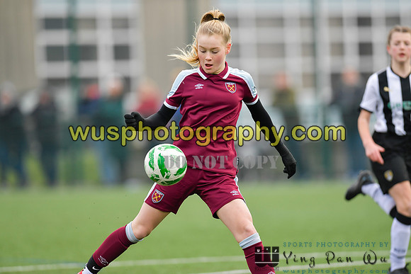 20220115-130603 West Ham United Academy Girls U14 v Notts County FC Girls U14