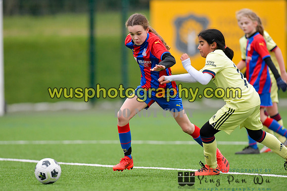 20220122-150303F Crystal Palace FC Girls U12 v Arsenal FC Girls U12