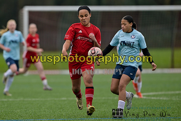20250215-125528 Welling United Academy Girls U13 v ST Sports FC Girls U13