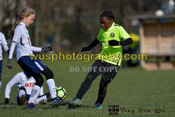 20180224-114309C Tottenham Hotspur Girls U10 v Gidea Park Rangers FC Girls U10
