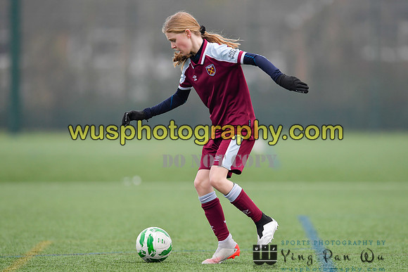 20220115-132940E West Ham United Academy Girls U14 v Notts County FC Girls U14