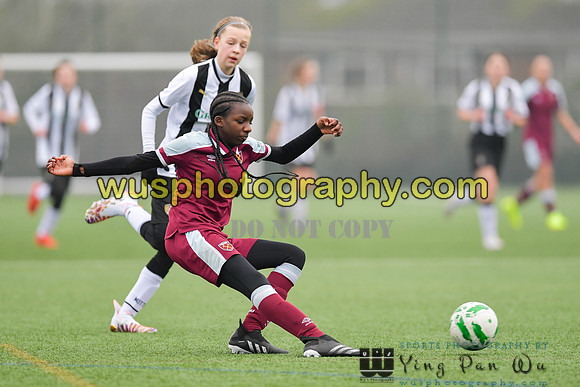 20220115-140334 West Ham United Academy Girls U14 v Notts County FC Girls U14