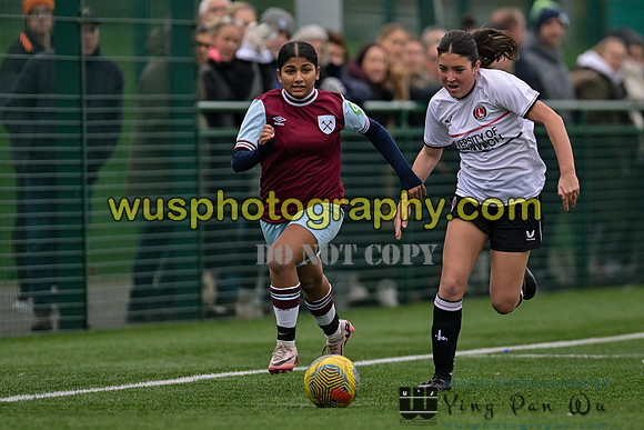 20241109-130959A West Ham United Warriors Girls U16 v Charlton Athletic Academy Girls U16