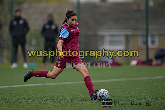 20241109-115539 West Ham United Performance Claret Girls U14 v Oxford United Girls U14