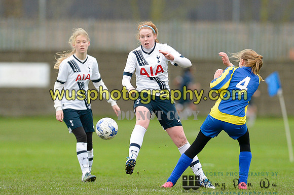 20160206-112911-2 Tottenham Hotspur Girls U14 v Harvesters FC Girls U14