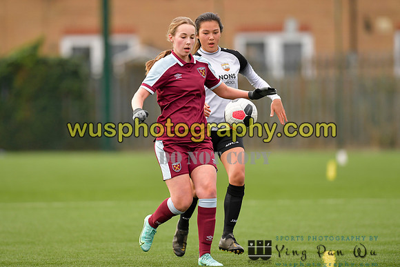 20211211-114142 West Ham United Academy Girls U16 v London Bees Academy U16