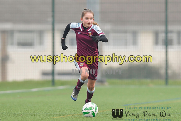 20220115-131324 West Ham United Academy Girls U14 v Notts County FC Girls U14