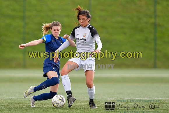 20220129-140754C London Bees Academy U16 v Tottenham Hotspur Women FC JTP U16