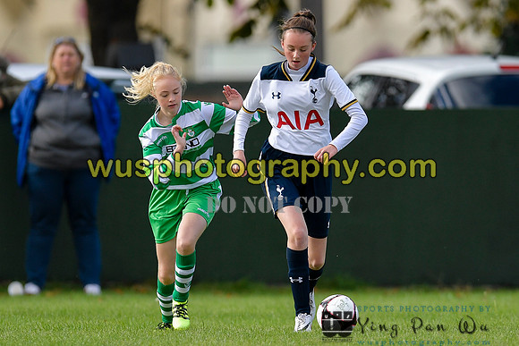 20161002-103555-4 Tottenham Hotspur Girls U14 v Writtle Minors FC Girls U14