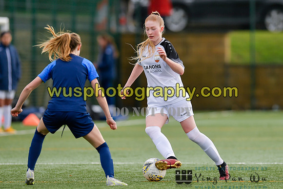 20220129-141603E London Bees Academy U16 v Tottenham Hotspur Women FC JTP U16