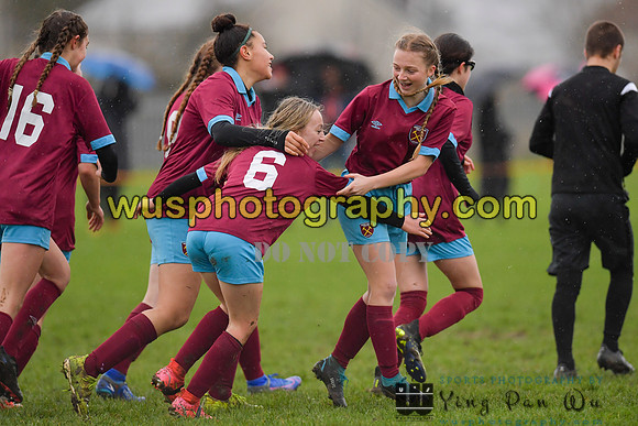 20220108-100759 Tottenham Hotspur Women FC JTP U15 v West Ham United Performance Girls U16