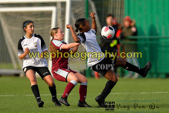 20211211-104908 West Ham United Academy Girls U16 v London Bees Academy U16