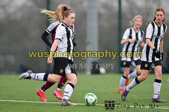 20220115-133347C West Ham United Academy Girls U14 v Notts County FC Girls U14