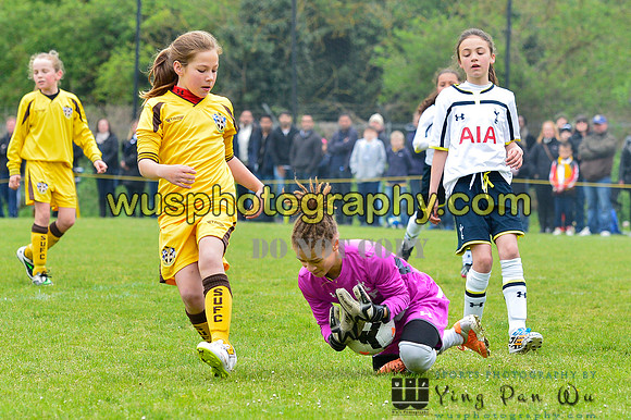 20150426-105738-5 Tottenham Hotspurs Girls U11 v Sutton United Girls U11