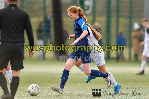 20220129-140206B London Bees Academy U16 v Tottenham Hotspur Women FC JTP U16