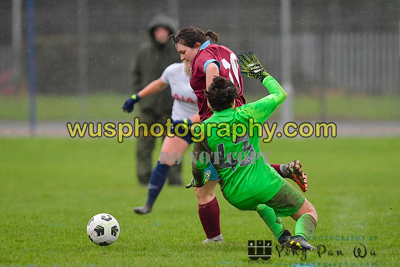 20220108-100919 Tottenham Hotspur Women FC JTP U15 v West Ham United Performance Girls U16