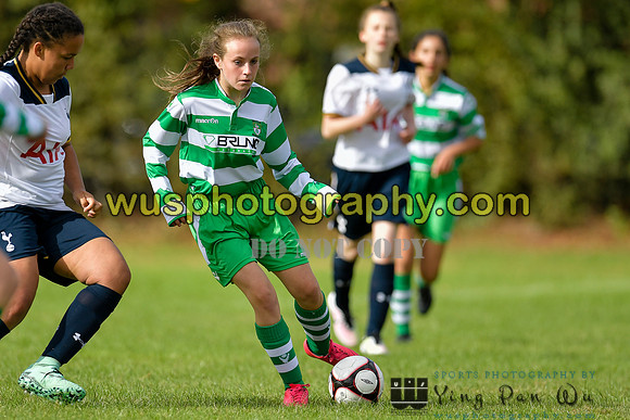 20161002-111849-2 Tottenham Hotspur Girls U14 v Writtle Minors FC Girls U14