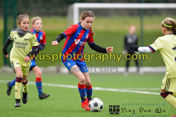 20220122-145838B Crystal Palace FC Girls U12 v Arsenal FC Girls U12