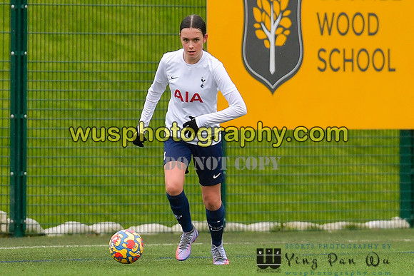 Crystal Palace FC Girls U14 v Tottenham Hotspur Women FC JTP U1420220219-124335