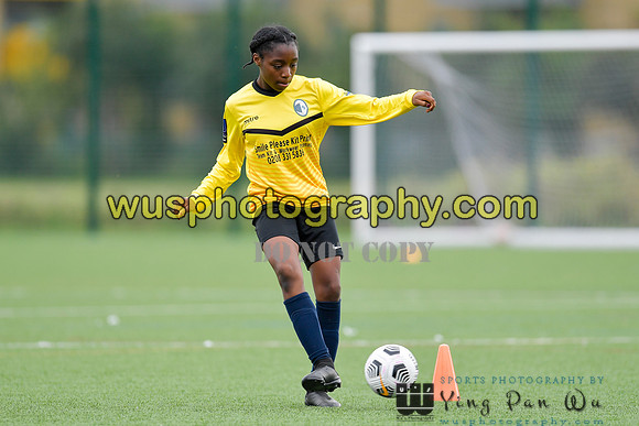 20210821-093826 London Bees Academy U14 v Kent Football United Girls U14