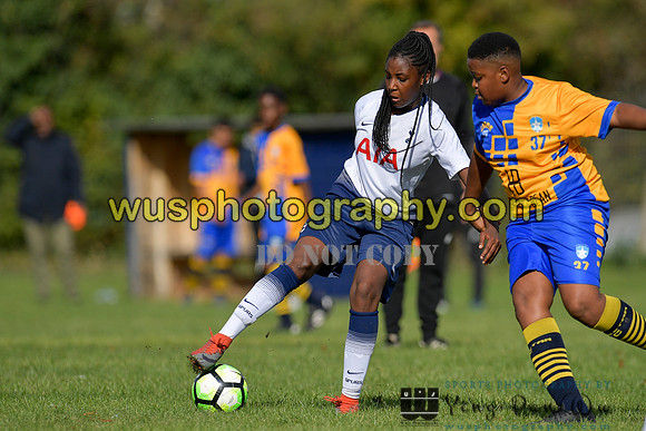 20181007-113304 Tottenham Hotspur Girls U14 v White Star Boys U14