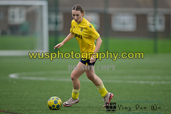 20241109-102034 West Ham United Performance Claret Girls U14 v Oxford United Girls U14