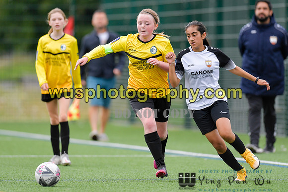 20210821-101452B London Bees Academy U14 v Kent Football United Girls U14