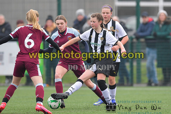 20220115-131404 West Ham United Academy Girls U14 v Notts County FC Girls U14