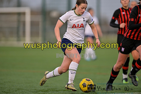 20230201-154350C Tottenham Hotspur Women FC WSL Academy U21 v Ipswich Town Women FC U21