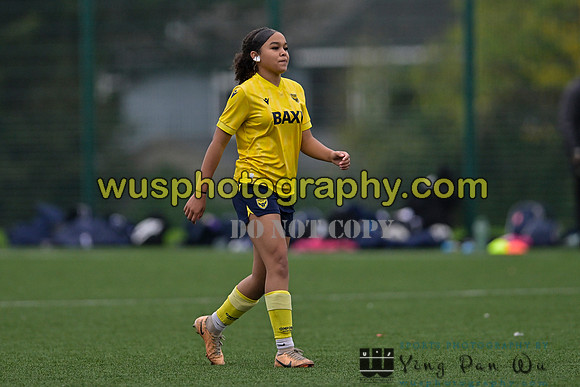20241109-115438 West Ham United Performance Claret Girls U14 v Oxford United Girls U14