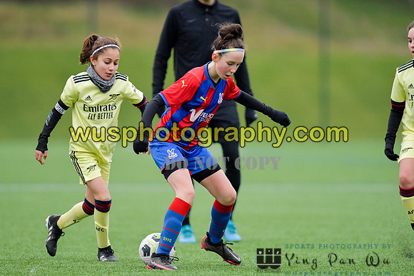 20220122-152355A Crystal Palace FC Girls U12 v Arsenal FC Girls U12