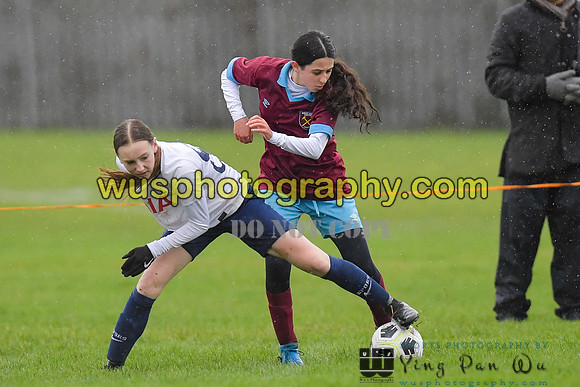 20220108-101441A Tottenham Hotspur Women FC JTP U15 v West Ham United Performance Girls U16