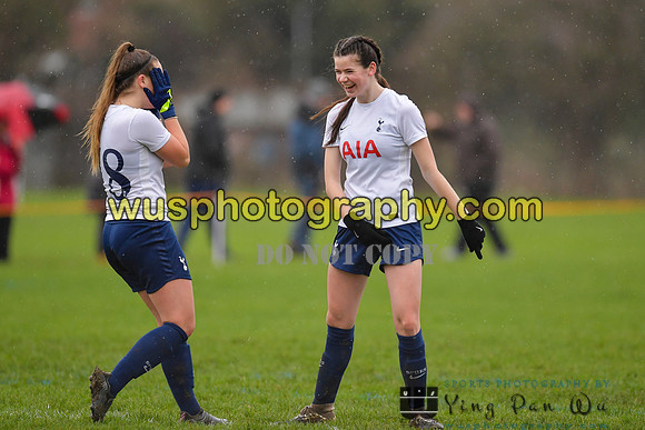 20220108-100234 Tottenham Hotspur Women FC JTP U15 v West Ham United Performance Girls U16