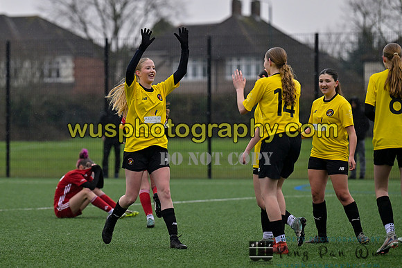 20250215-154307 Welling United Academy Girls U16 v Ebbsfleet United Girls U16