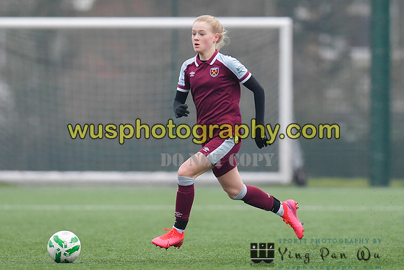 20220115-133702B West Ham United Academy Girls U14 v Notts County FC Girls U14