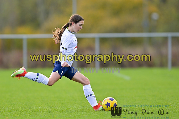 20221119-101724A Tottenham Hotspur Women FC Academy U15 v West Ham United Academy Girls U15